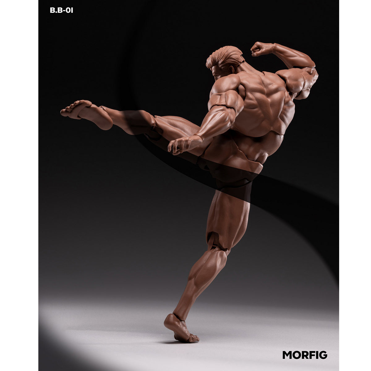 MORFIG Muscular Male Articulated Joints B.B-01 1/12 Scale Action Figure Body