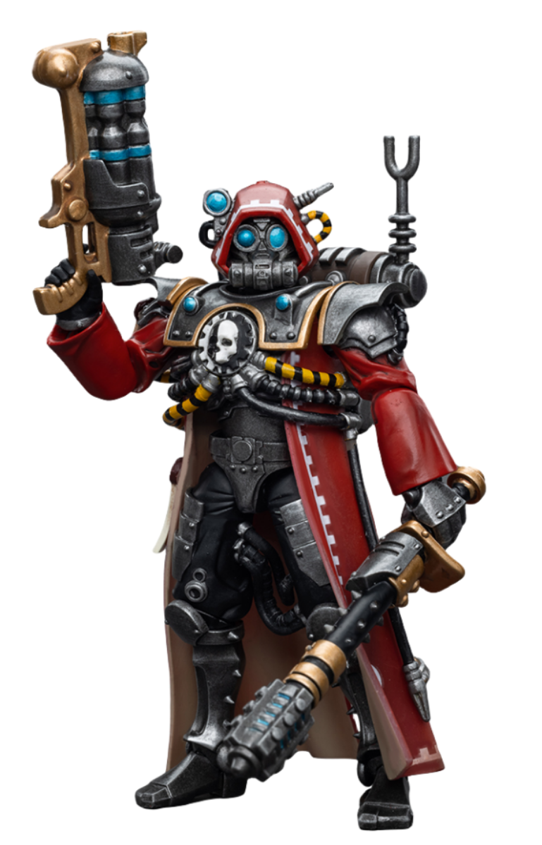 JoyToy 40K Figurine de collection : Adeptus Mechanicus Skitarii Ranger Alpha Figurines d'action à l'échelle 1/18 JT7844 (Ranger Alpha)