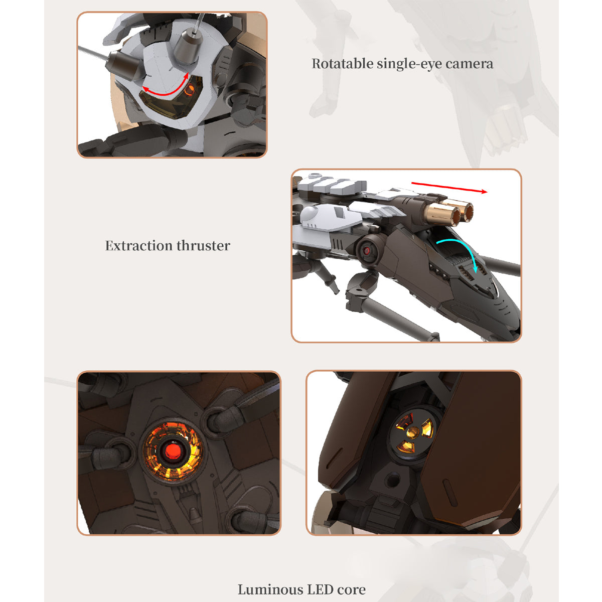 Robox Animation, Guangdong Cockroach Cantonese Heavy Utility Vehicles Super Cockroach, Assembly Model Kits