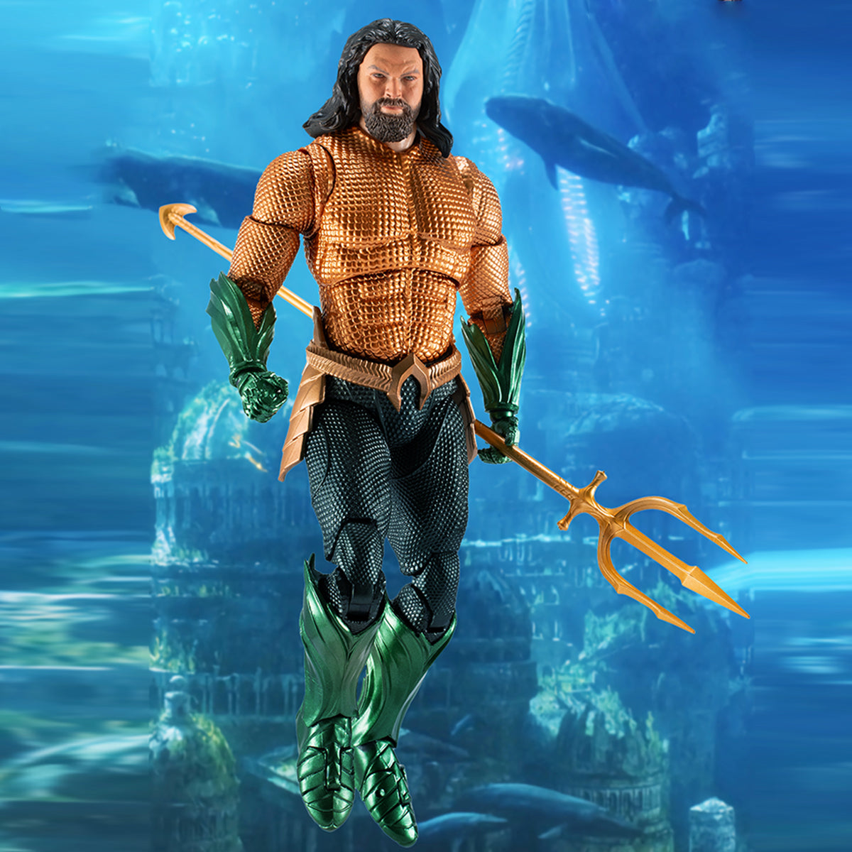 Fondjoy Set completo: Rey del Mar, figura de acción masculina en miniatura a escala 1:9