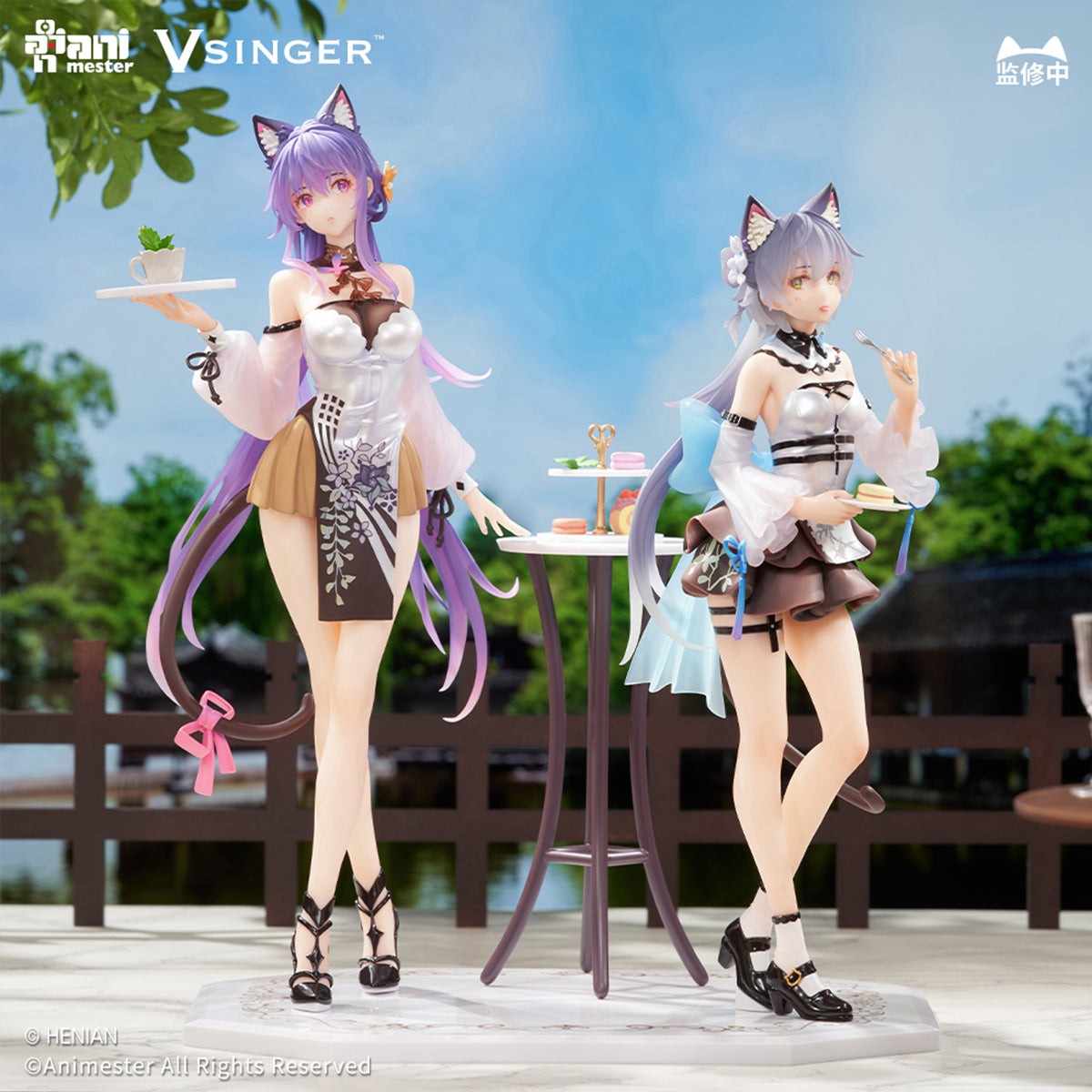 Animester, Vsinger Luo Tianyi & Mo QingXian Tea Time Melody Ver, Art Anime Statue