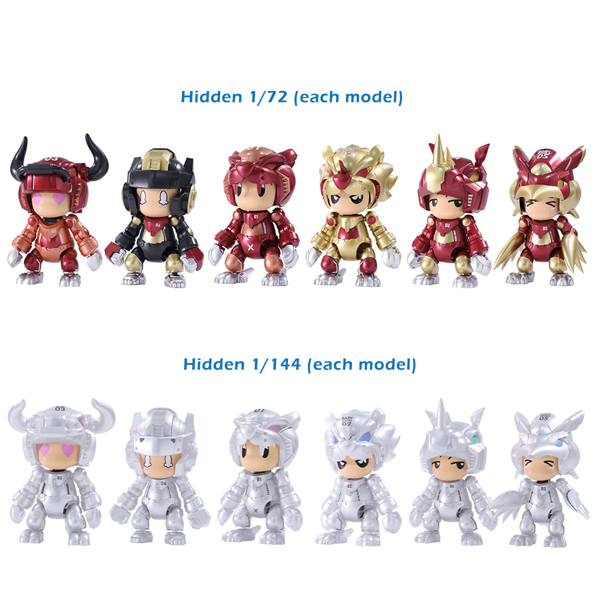 CANG TOYS, Trans Age Pocket Transformation 1st Edition Q-Version Pet Mecha, Blind Box Figure