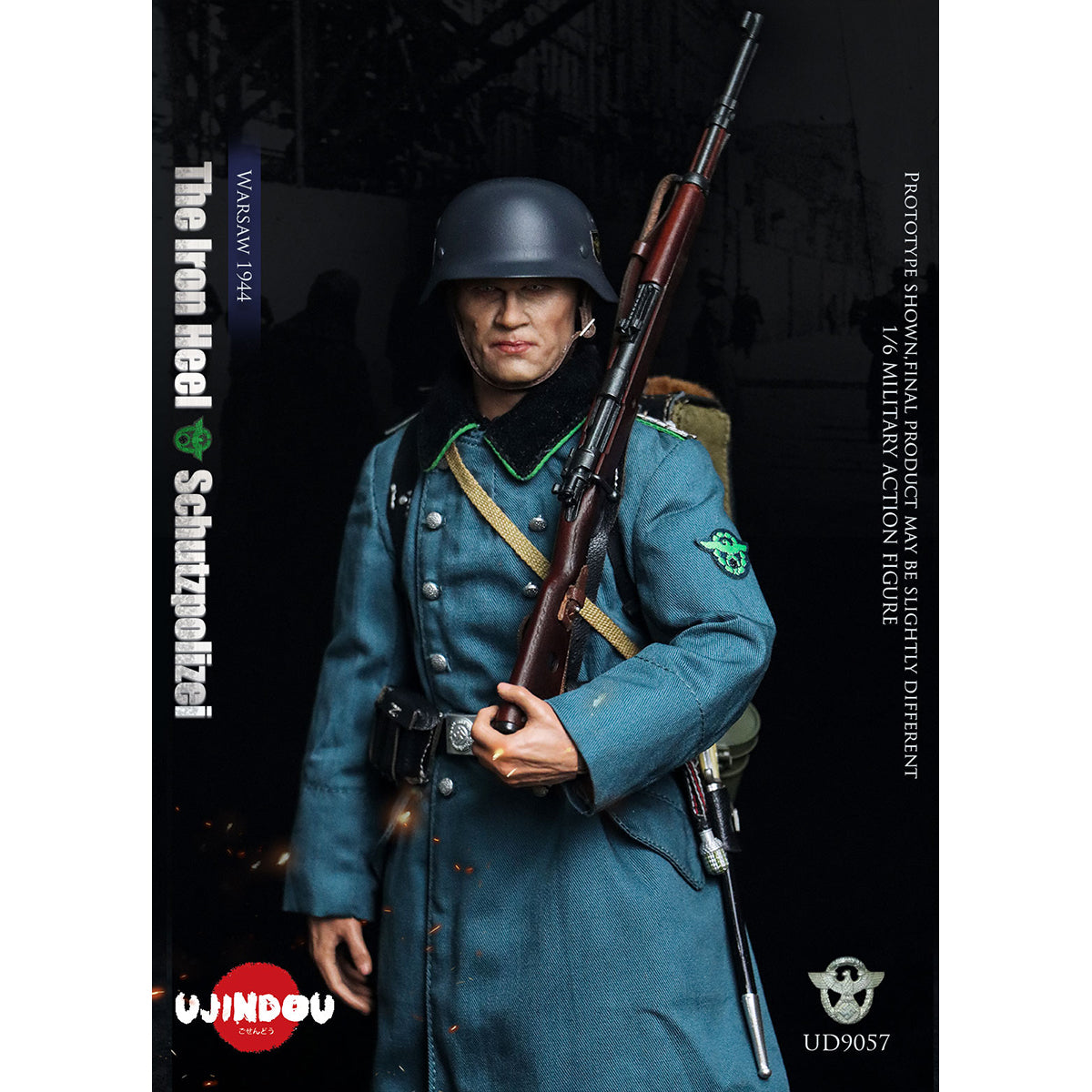 UJINDOU UD9057 The Iron Heel-WWII German Schutzpolizei Warsaw 1944 1/6 Scale Action Figure