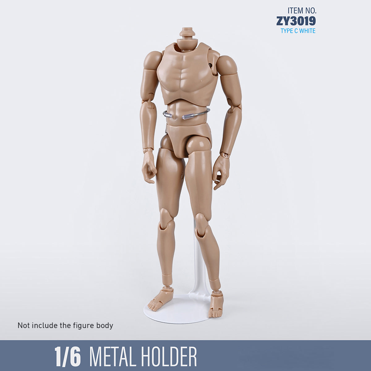 ZYTOYS, Type Y/Type U/Waist C Type Metal Display Stand Platform Props, Doll Accessory for 12-inches Figure