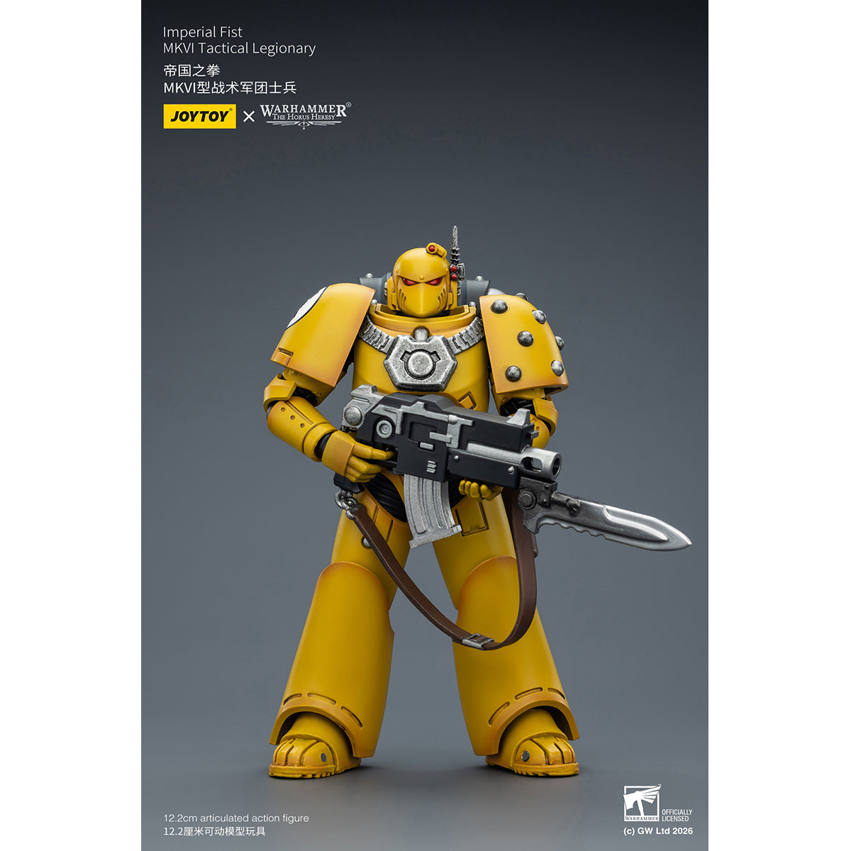 JOYTOY Warhammer 40,000 Thousand Sons & Space Wolves & Sons of Horus & Alpha Legion & Blood Angels & Imperial Fist & Ultramarines MKVI Tactical Legionary 1/18 Scale Action Figure