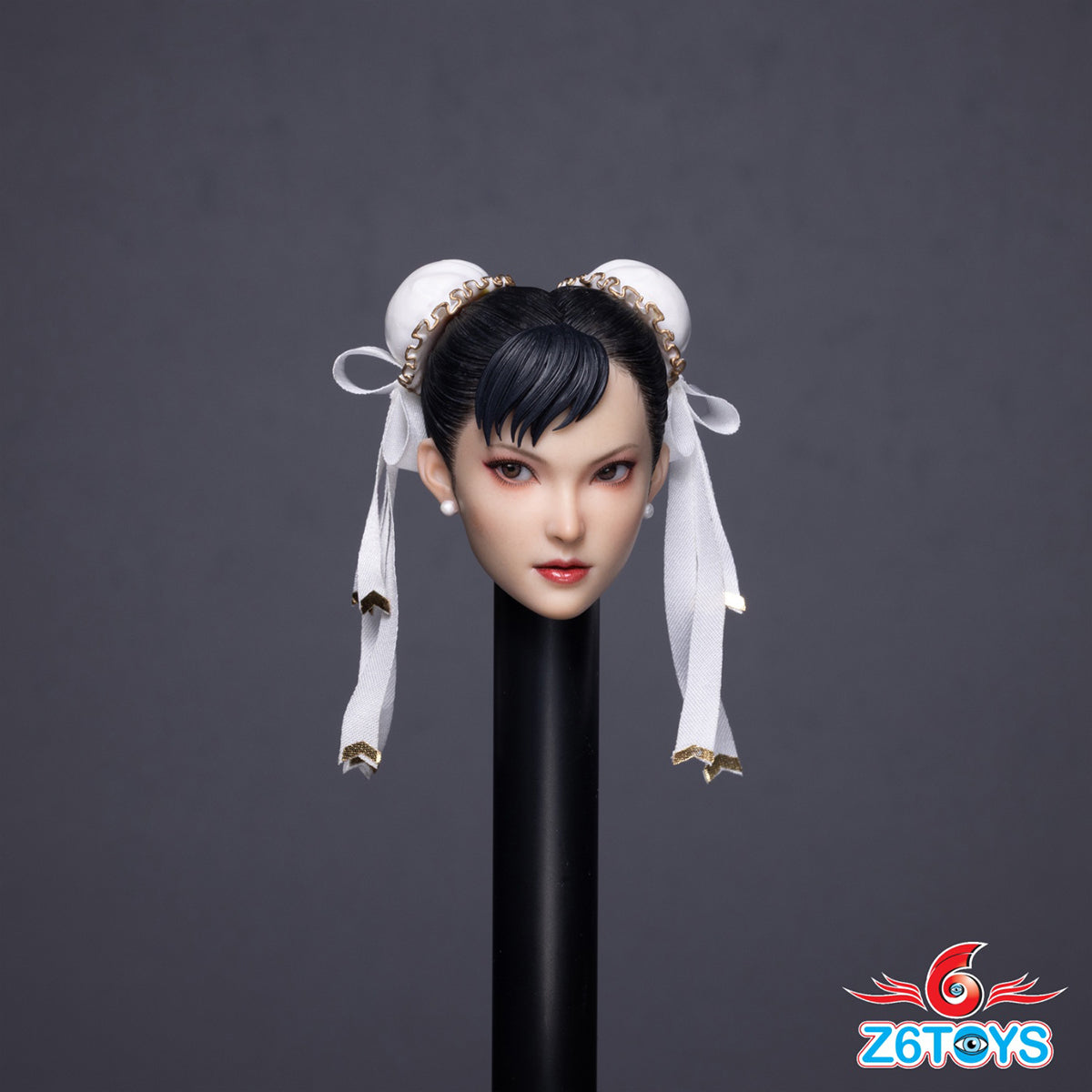Z6TOYS Asian Moveable Eye Beauty Head Sculpt Xiao Li ZC020 Accessory Fit 1/6 Scale 12-inches Action Figure