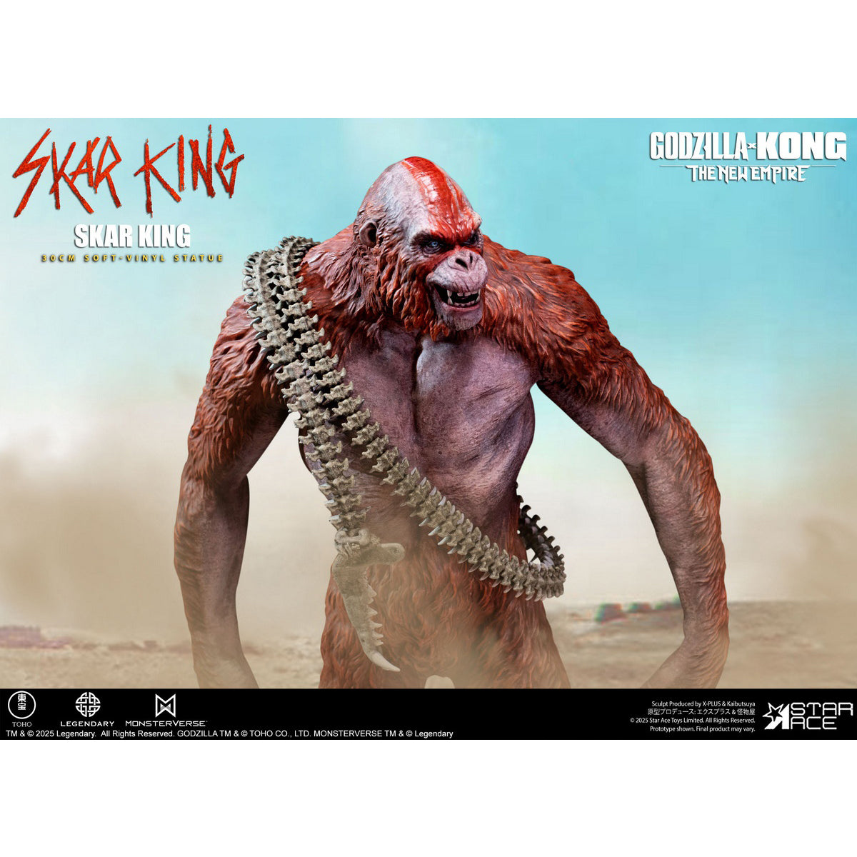 STAR ACE Toys Godzilla vs. Kong: The New Empire - Skar King Action Figure
