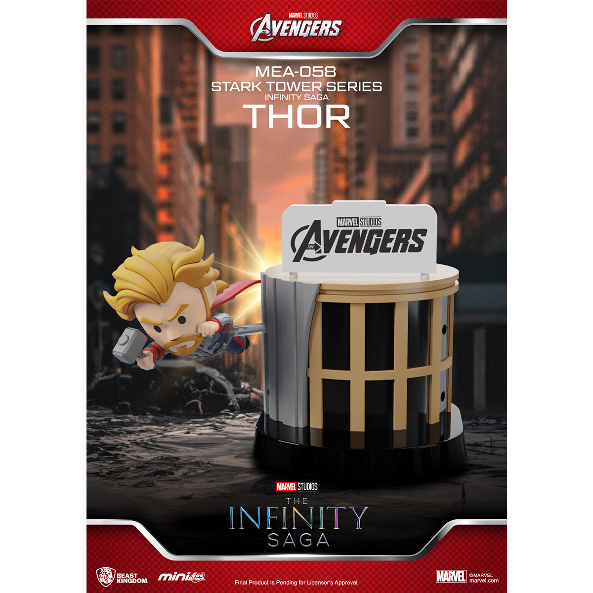 Beast Kingdom MEA-058 The Infinity Saga Stark Tower Series Randomly Single Blind Box Figure