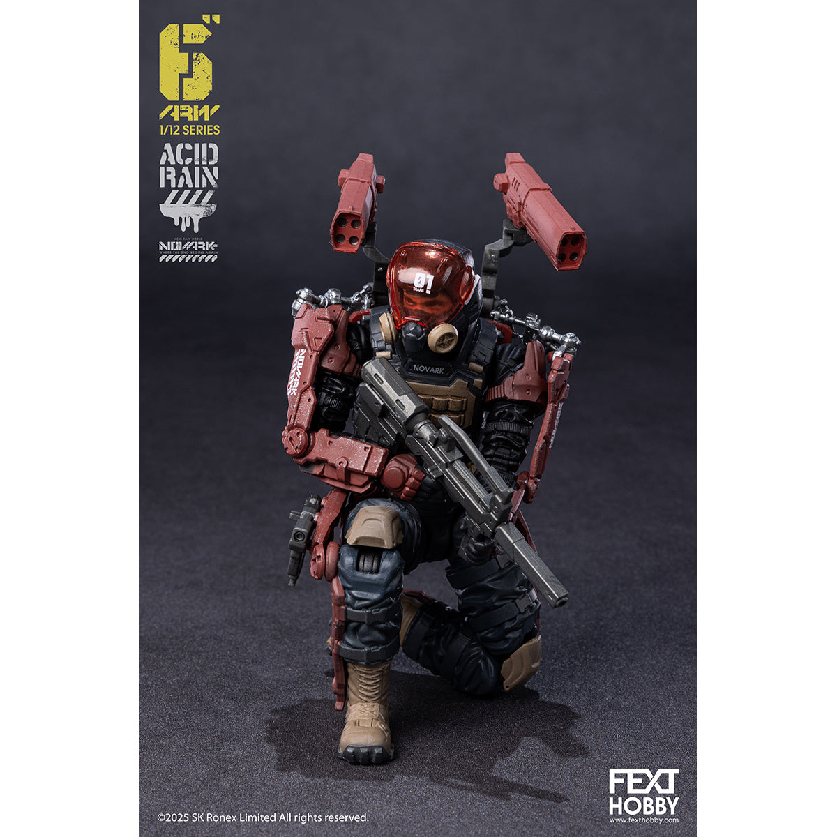 FEXT HOBBY Acid Rain World: Novark FXH-AR-001 THAME/FXH-AR-002 WAR BANNER/FXH-AR-003 SKULLWELDER/FXH-AR-004 PROTEUS 1/12 Scale Action Figure