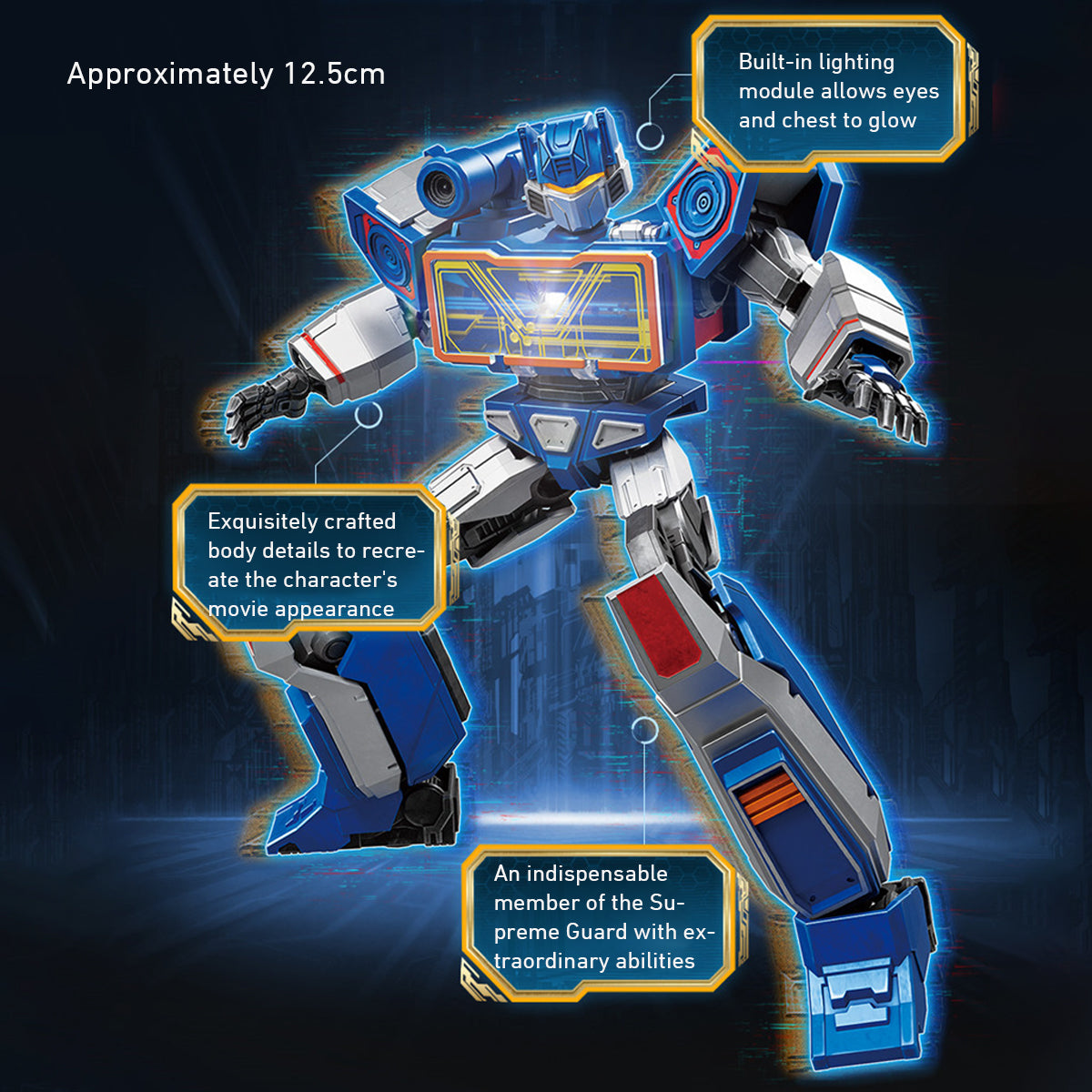 (Only Shipped to the US) BLOKEES Champion Series Transformers One - Soundwave Model Kit
