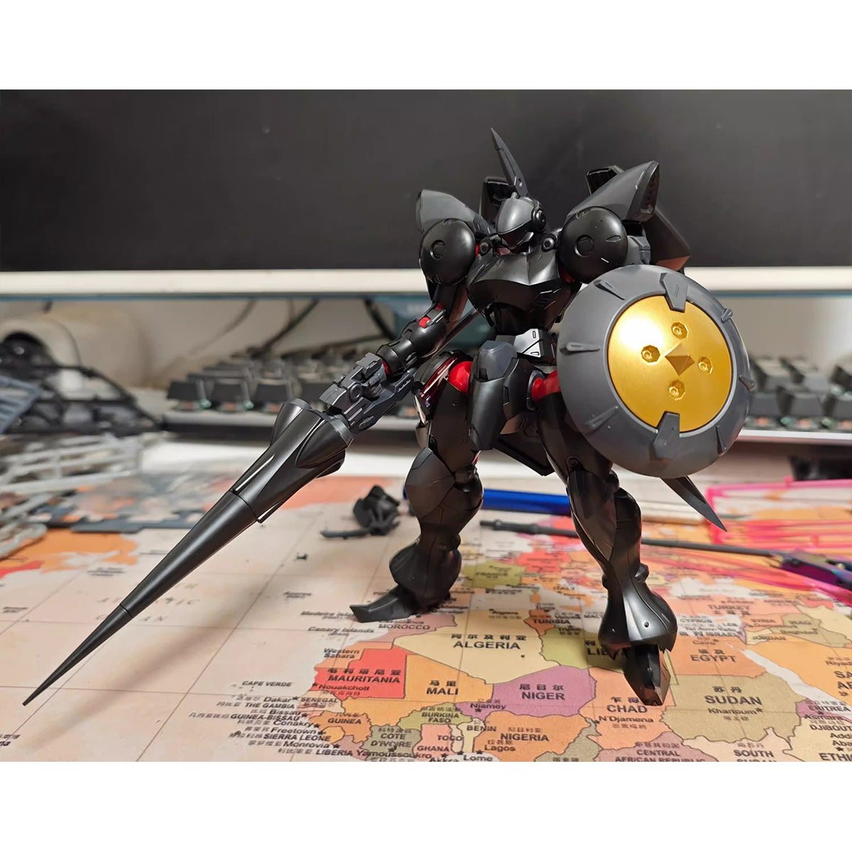 Sheik Mainland Super Cavalry Aktarn (Dual Head Sculpts) 1/144 Scale Assembly Model Kits