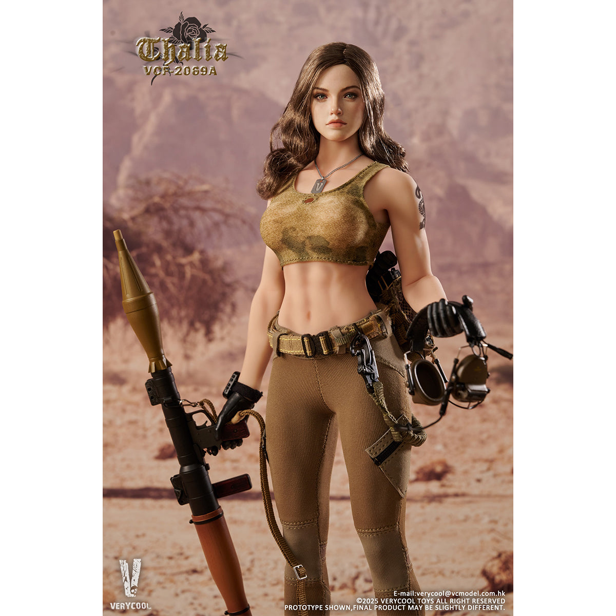 VERYCOOL Desert Female Soldier - Thalia 1/6 Scale Action Figure