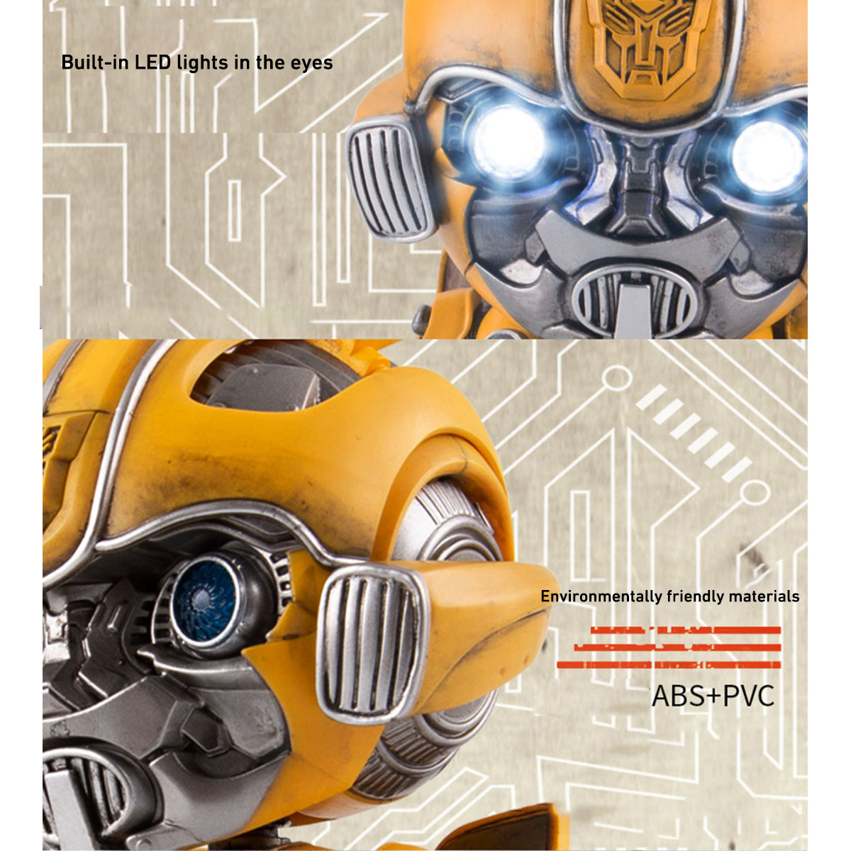 Figura de acción cabezón Killerbody Killer Body, edición Bumblebee Sword