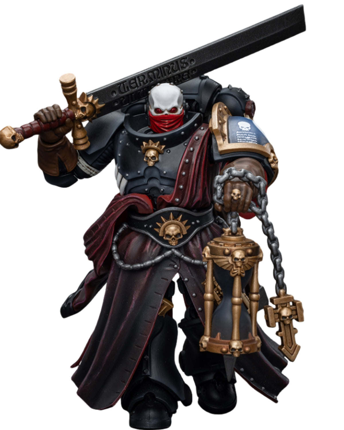 Figura coleccionable JoyToy de Warhammer 40K: Ultramarines Judicial, escala 1:18, JT8896