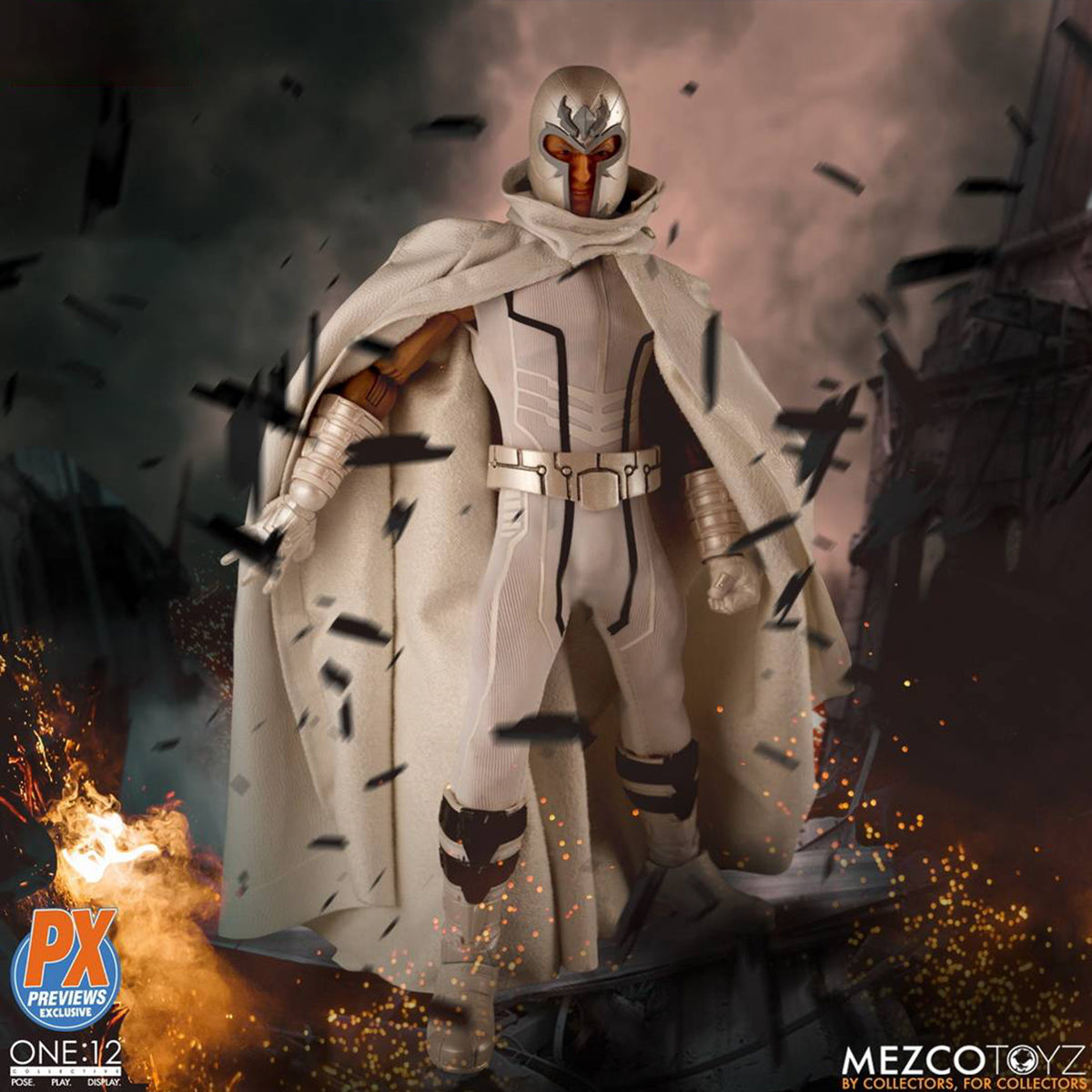 Mezco Toyz Marvel One:12 Collective Magneto (Marvel Now Edition) PX AF AUG198176 1/12 Scale Action Figure