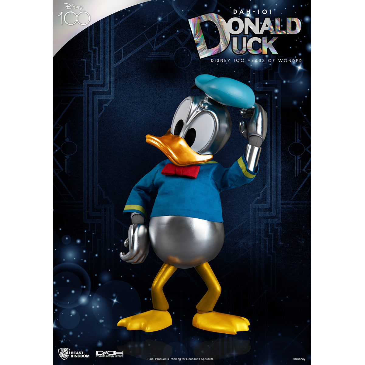 Beast Kingdom DAH-101 Donald Duck Disney 100 Years of Wonder Action Figure