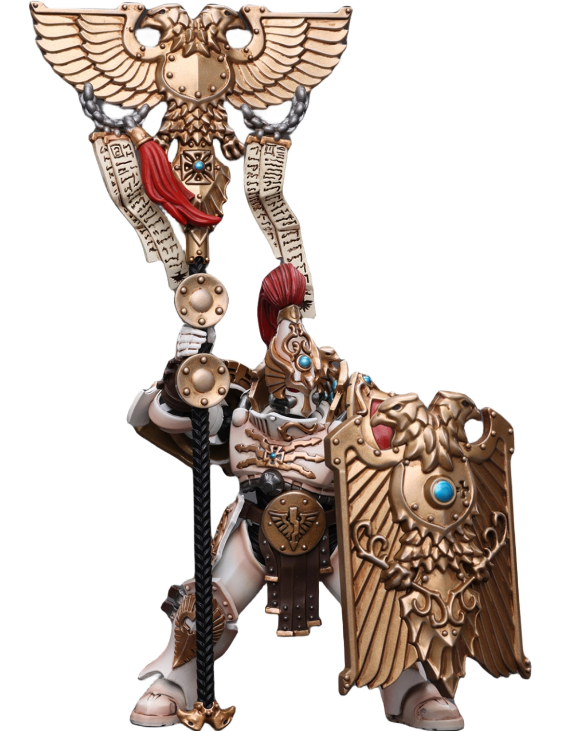 JoyToy 40K : Figurines d'action de la montre solaire Adeptus Custodes Vexilus Praeto