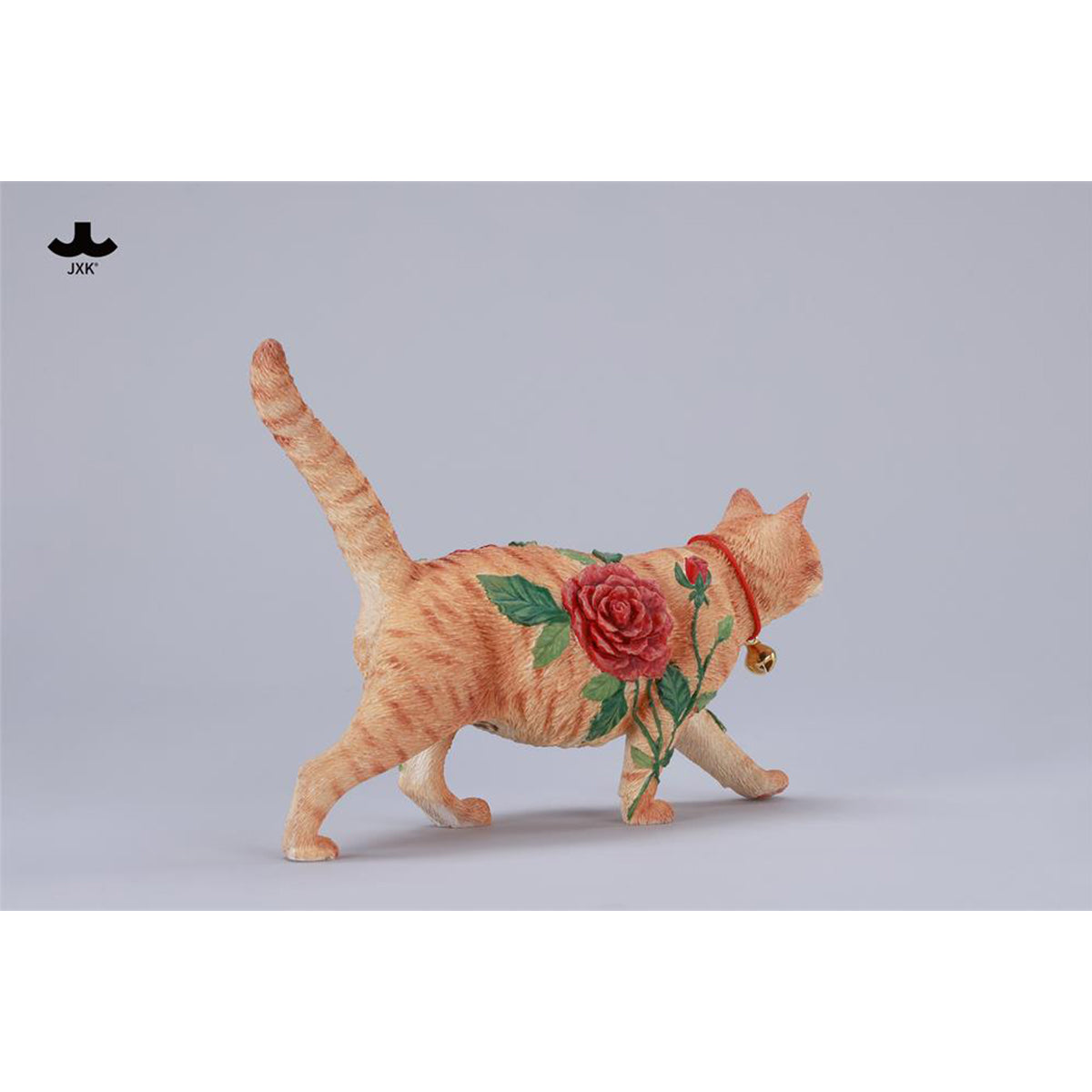 JXK, Rose Cat, Static Animal Figurine