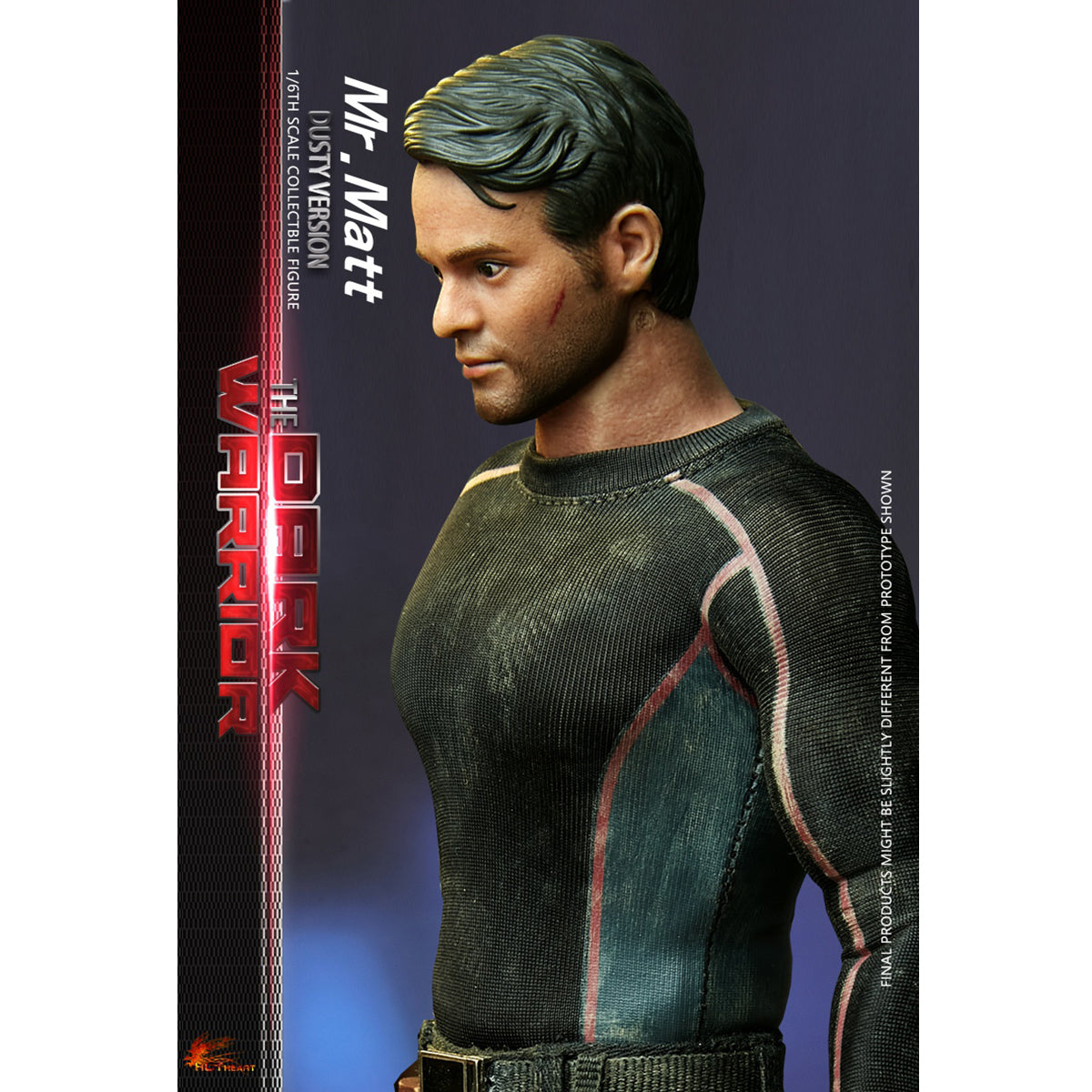 Hot Heart The Dark Warrior New Revision Dusty Edition Action Figures