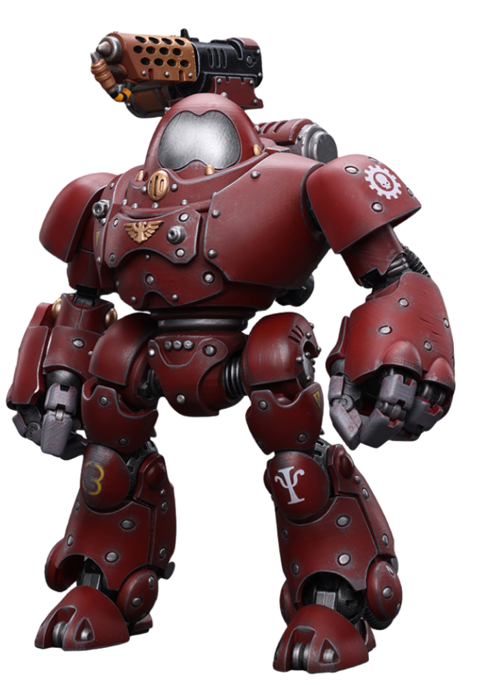 JoyToy Warhammer 40K Figurine à collectionner : Adeptus Mechanicus Kastelan Robot avec combustion incendiaire à l'échelle 1:18