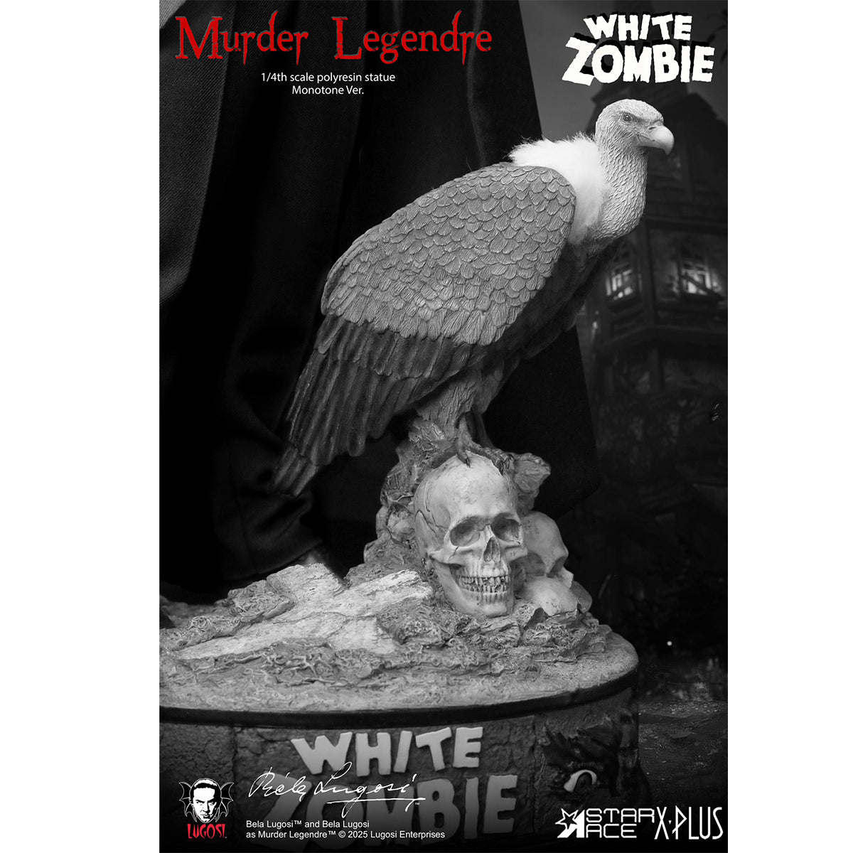 STAR ACE Toys, White Zombie Black & White Version, Art Statue