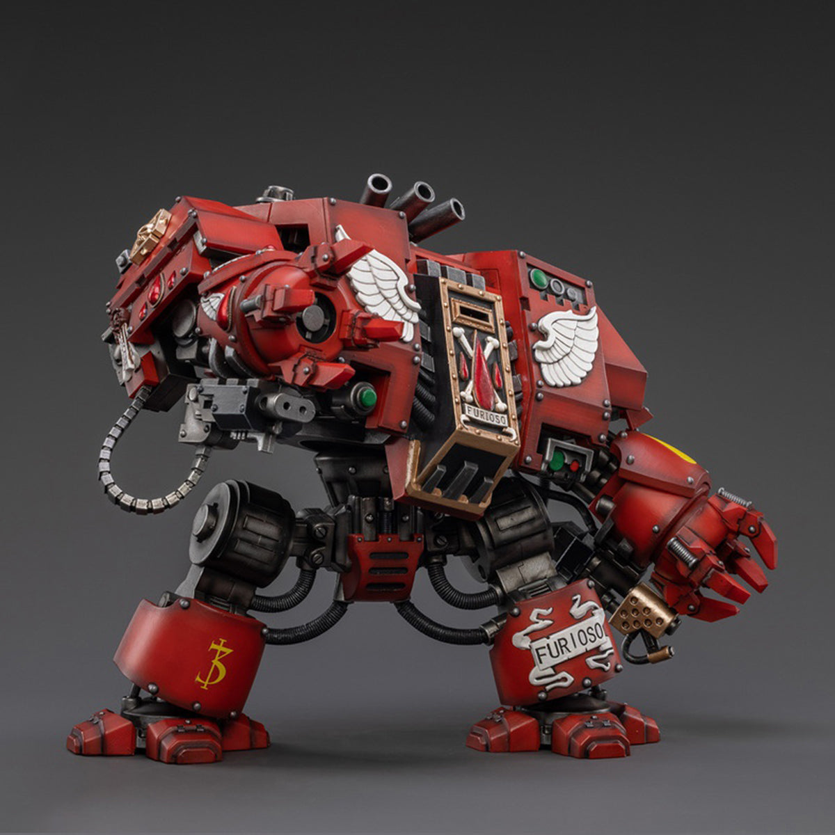 JOYTOY Warhammer 40,000 Blood Angels Furioso Dreadnought Brother Samel Action Figure