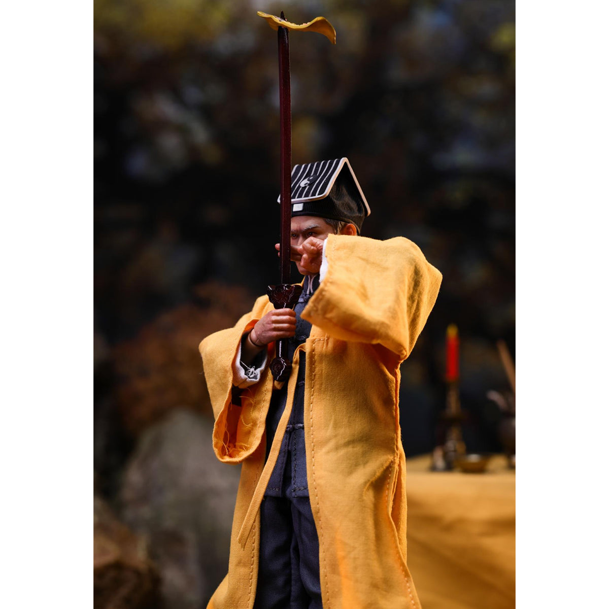 Mountain Studio Yellow Robe Hero Mr. Vampire Uncle Yingshu 1/12 Scale Action Figure