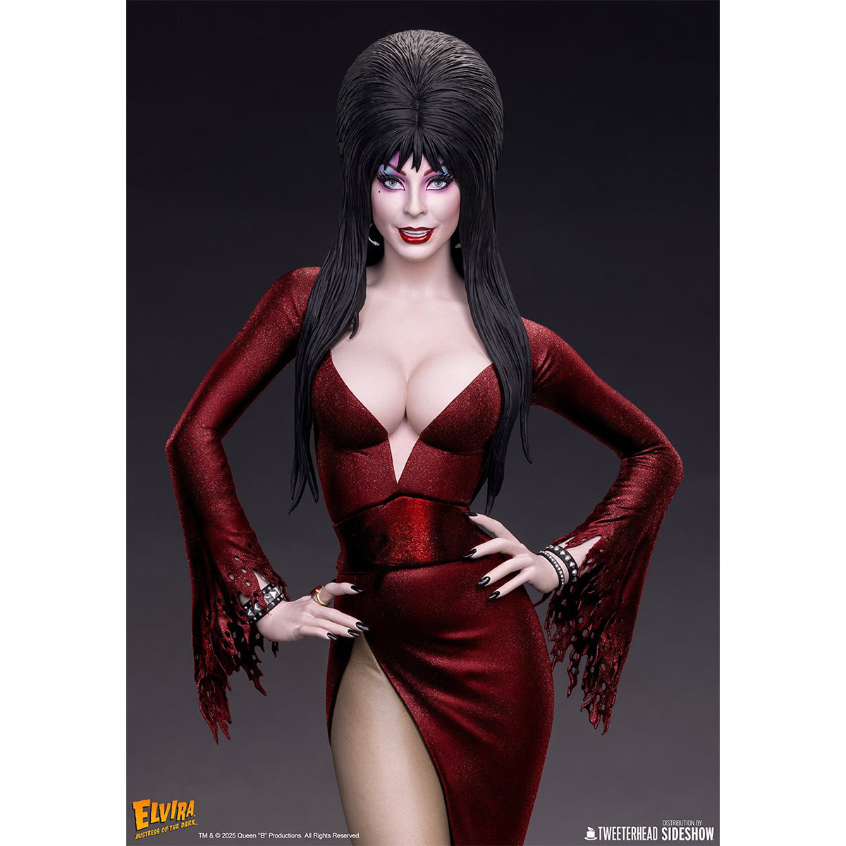 Sideshow x Tweeterhead, Elvira, Art Figurine