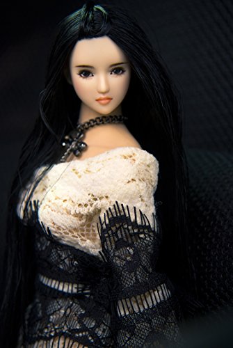 Figura de acción esculpida de cabeza femenina a escala 1/6 TBLeague/Obitsu/JIAOU CDH12