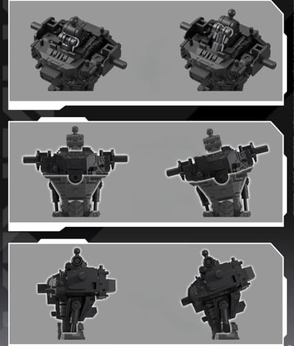 Kits de modelos de ensamblaje de plástico Mecha CORE Industry: Figuras de acción coleccionables del robot Mecha CHARON a escala 1:100