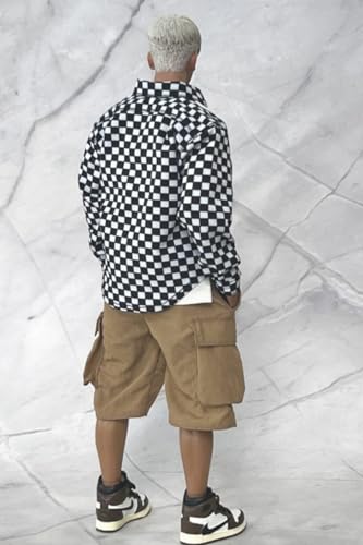 Ropa para muñecas a escala 1/6: Camisa vintage para figuras de acción coleccionables de 12 pulgadas