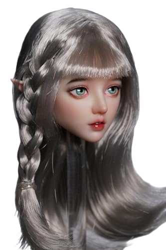 Escultura de cabeza femenina a escala 1:6, escultura de cabeza de Amy para figuras de acción de 12 pulgadas