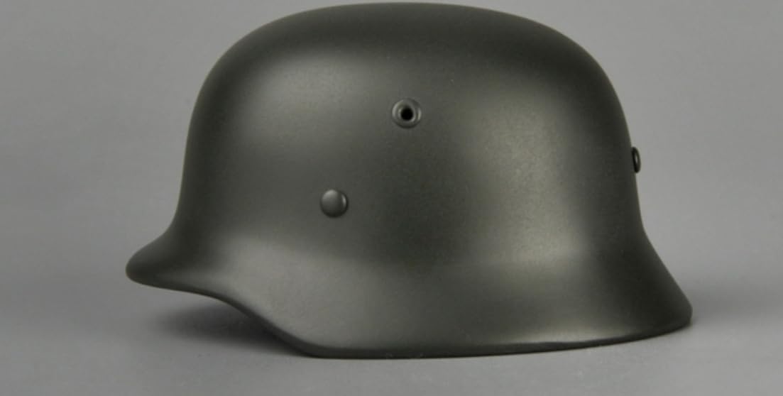 Accesorio de figura de acción a escala 1/6: Casco WH Metal M35 en miniatura coleccionable