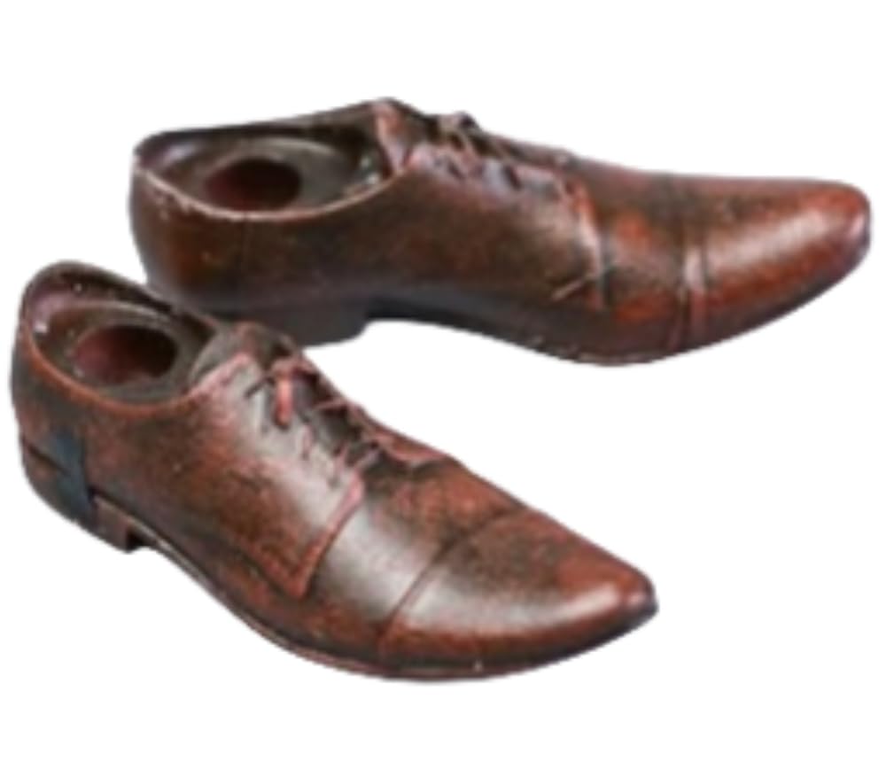 Accesorio para figura de acción a escala 1/12: Botas y zapatos de cuero para hombre