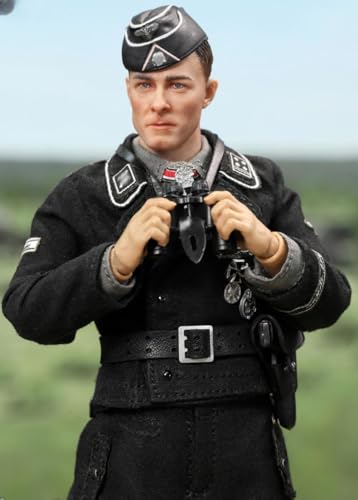 Figurine de collection DID complète : Série Palm Hero, SS-Standartenführer Joachim Peiper, style militaire, figurine miniature masculine à l'échelle 1:12 XD80022