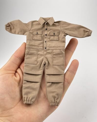 Figura a escala 1/12, ropa para muñeca: conjunto de carga de una pieza, accesorio coleccionable