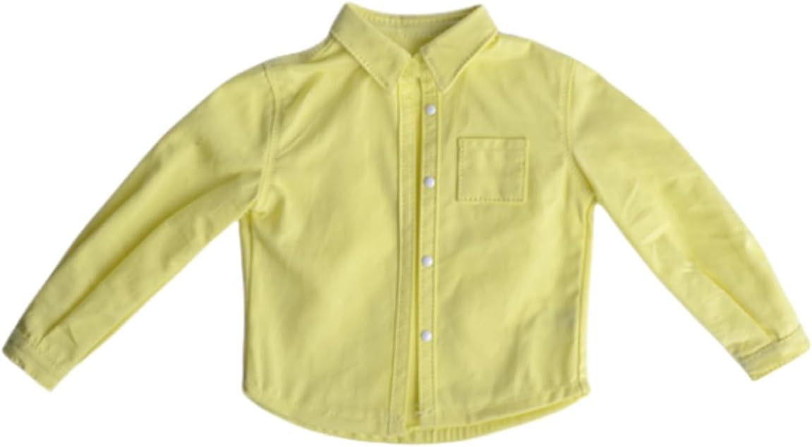 Ropa para muñeca a escala 1/6: Camisa de manga larga para figura de acción coleccionable de 12 pulgadas