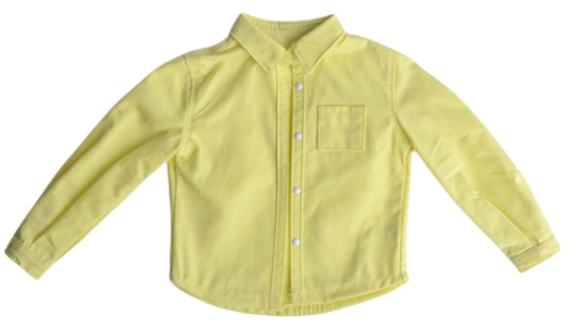 Ropa para muñeca a escala 1/6: Camisa de manga larga para figura de acción coleccionable de 12 pulgadas