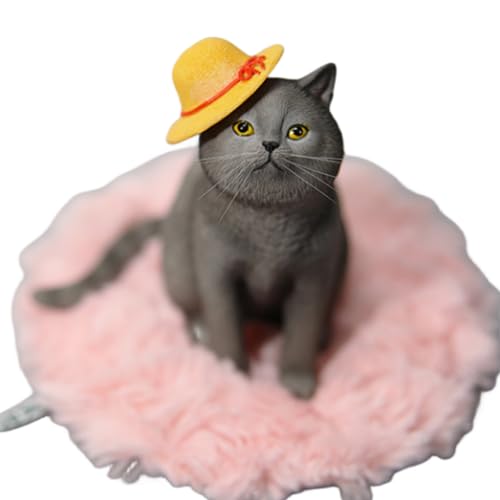 Figura de gato coleccionable JXK: Princesa gata, pintada a mano por expertos, realista, resina segura, miniatura a escala 1:6