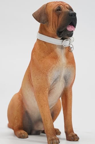 Figura de perro coleccionable JXK: Bulldog francés, pintada a mano por expertos, realista, resina segura, miniatura a escala 1:6.