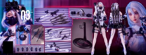 Figura de acción coleccionable GDTOYS: NOVA, diseño de ojos sin costuras y móviles, miniatura a escala 1:6