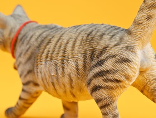 Figura de gato coleccionable JXK: Felis Catus, pintada a mano por expertos, realista, de resina segura, miniatura a escala 1:6.