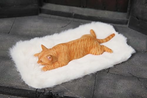 Figura de gato coleccionable JXK: Lethargic Cat 7.0, pintada a mano por expertos, realista, resina segura, miniatura a escala 1:6