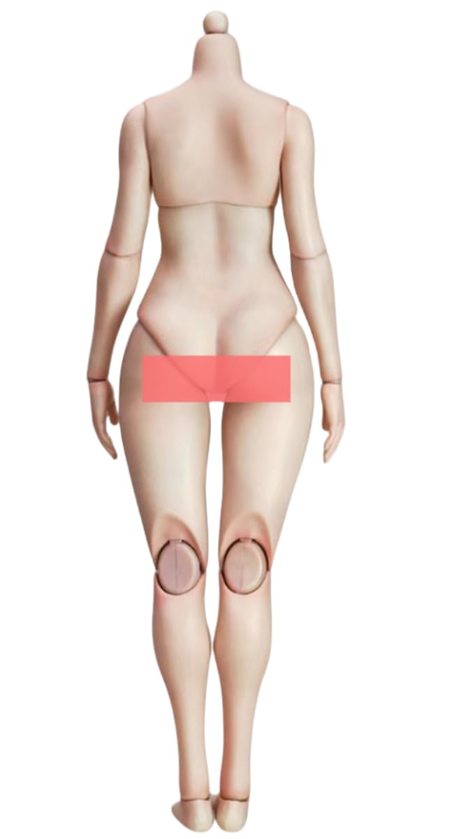 Figura de acción femenina True1Toys a escala 1:6 - Cuerpo alto y regordete, piel clara, busto mediano, EC3025A