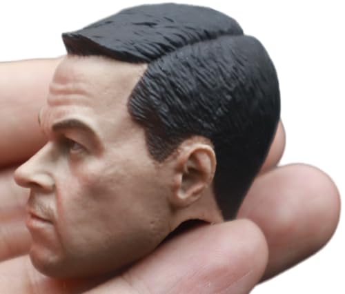 Escultura de cabeza masculina a escala 1:6, escultura de cabeza europea para acción de 12 pulgadas
