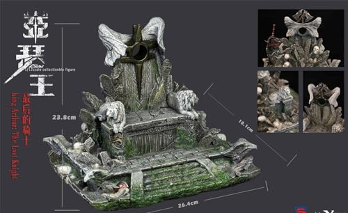 Figura coleccionable VTOYS: Rey Arturo: El último caballero, figura de acción masculina en miniatura a escala 1:12