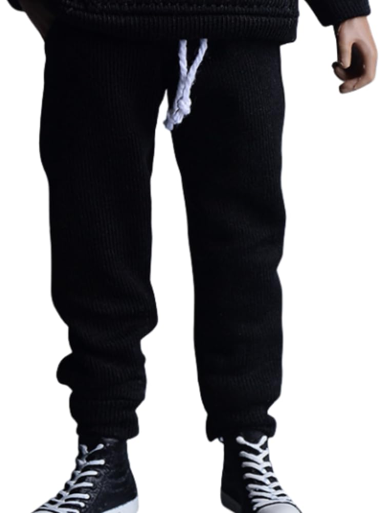 Figura a escala 1/12 Ropa para muñeca: Conjunto deportivo con sudadera y pantalones Accesorio coleccionable