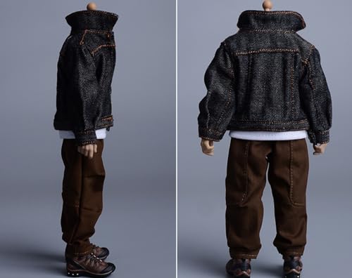 Figura de ATStory a escala 1/12, ropa de muñeca, ropa de trabajo informal, pantalones Harlan y cinturón para figura de acción coleccionable de 6 pulgadas