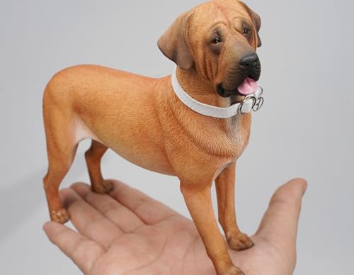 Figura de perro coleccionable JXK: Bulldog francés, pintada a mano por expertos, realista, resina segura, miniatura a escala 1:6.