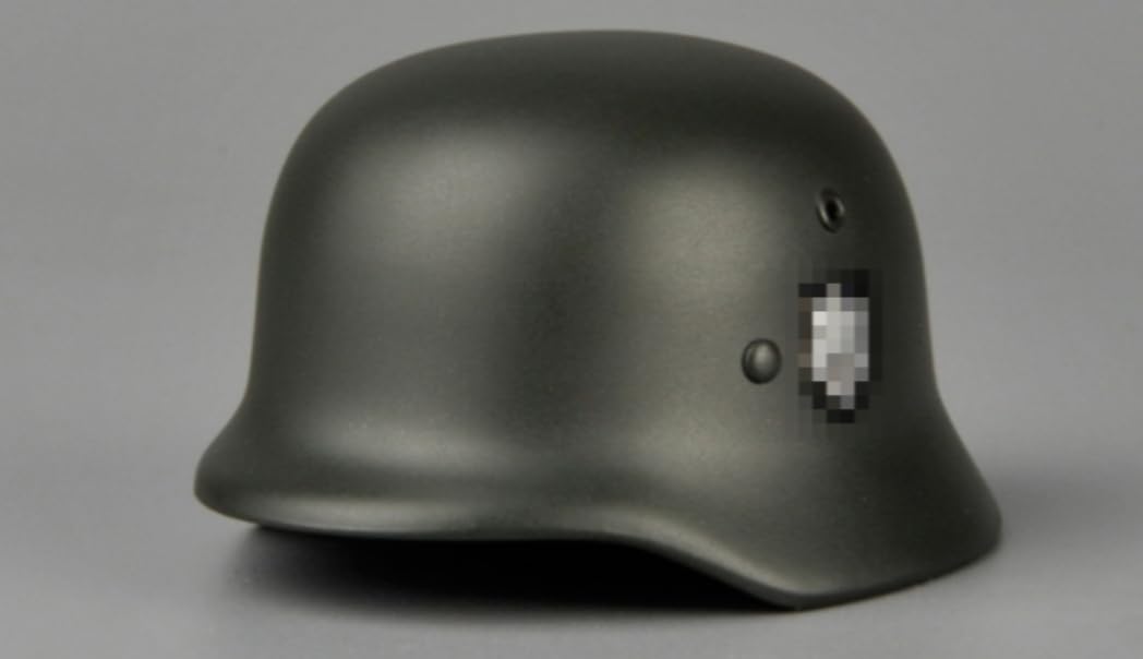 Accesorio de figura de acción a escala 1/6: Casco WH Metal M35 en miniatura coleccionable